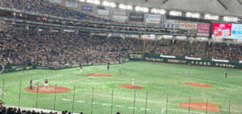 東京ドームは初観戦！